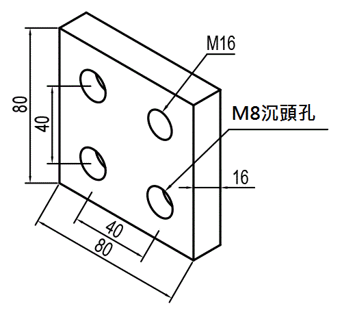 M8腳座支撐墊片